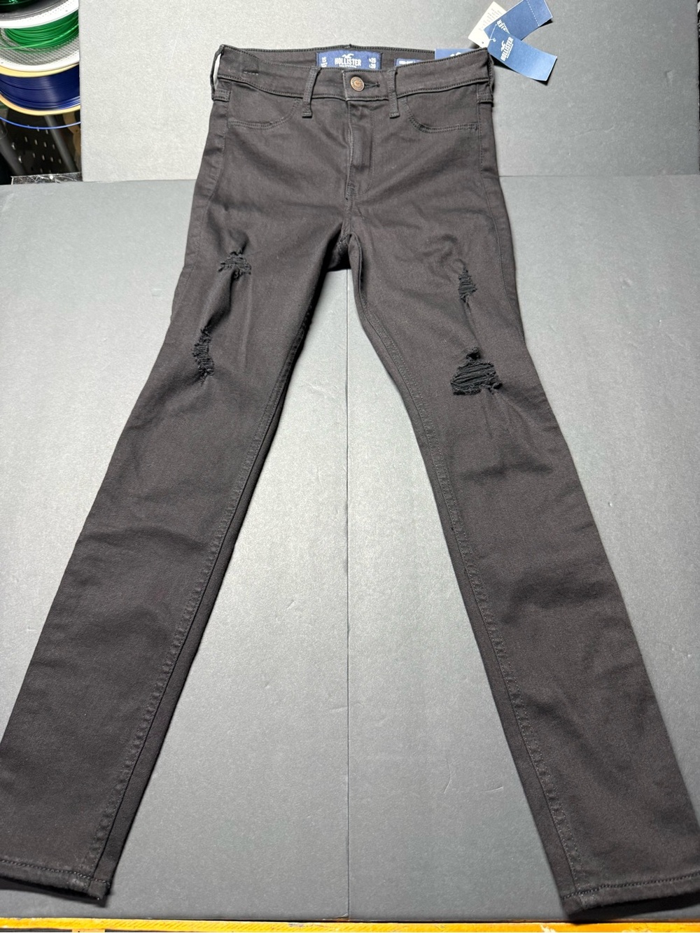 Hollister Black Skinny Ripped Women’s Jeans